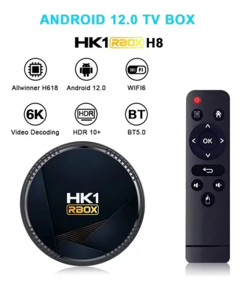 Comprar Tv Box 4 64 Android 12 Bt 50 H8 en Electroshopy